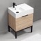 Modern Bathroom Vanity, Free Standing, 24